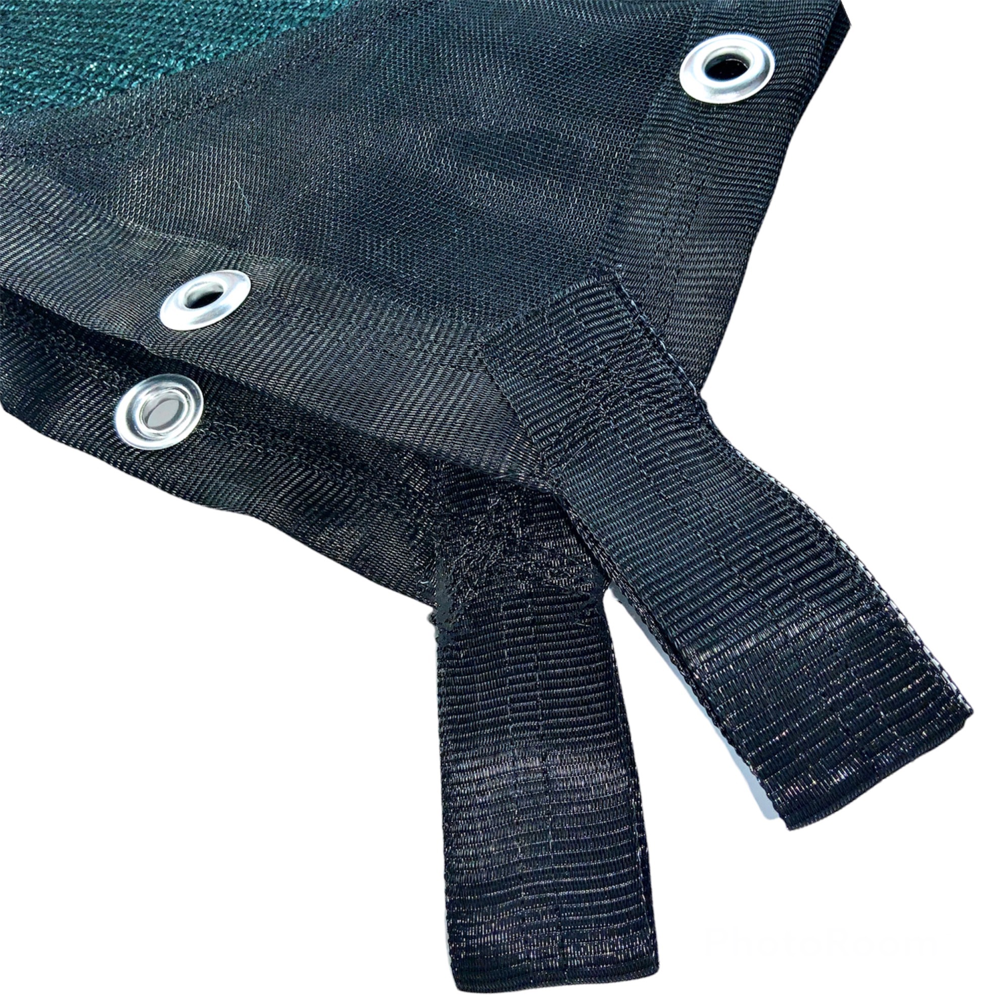 Malla Sombra 80% Raschel Verde. 4m x 3m Confeccionada