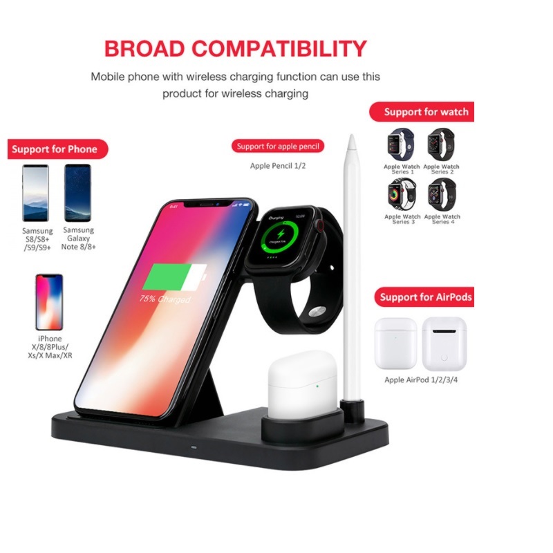 2 Bases Carga Rapida Inalambrico iPhone/apple Watch / Airpod