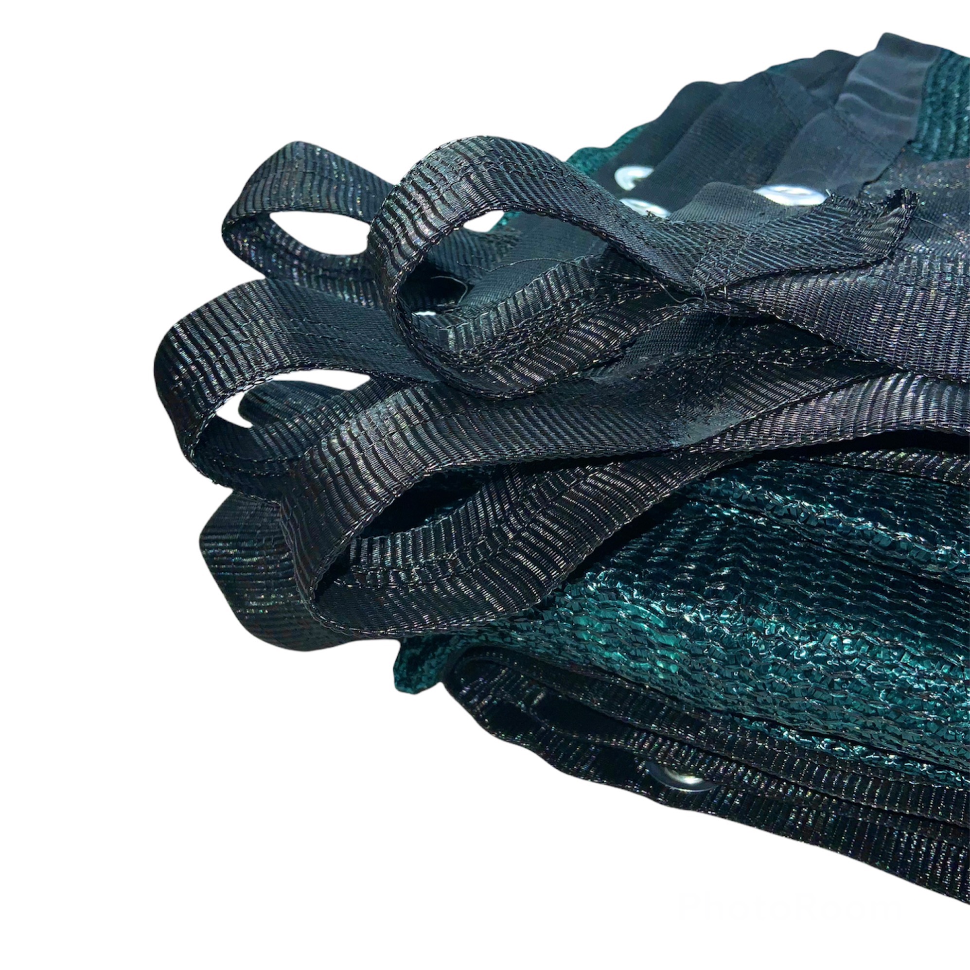 Malla Sombra 80% Raschel Verde. 4m x 5m Confeccionada