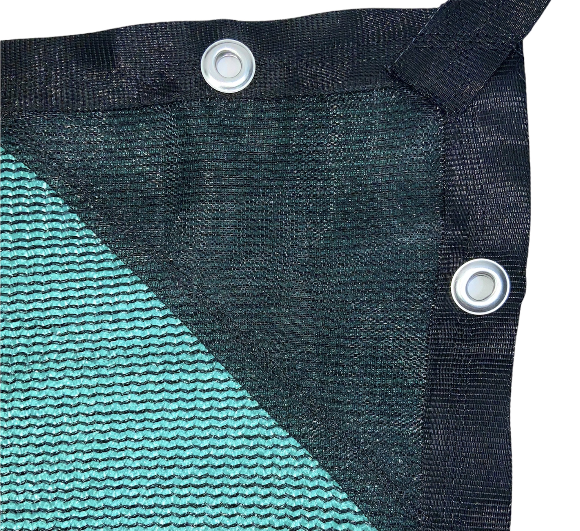 Malla Sombra 80% Raschel Verde. 4m x 5m Confeccionada