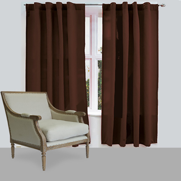 Set De Cortinas Para Sala | Cortinas Blackout Cafés + Traslúcidas + Cortinero