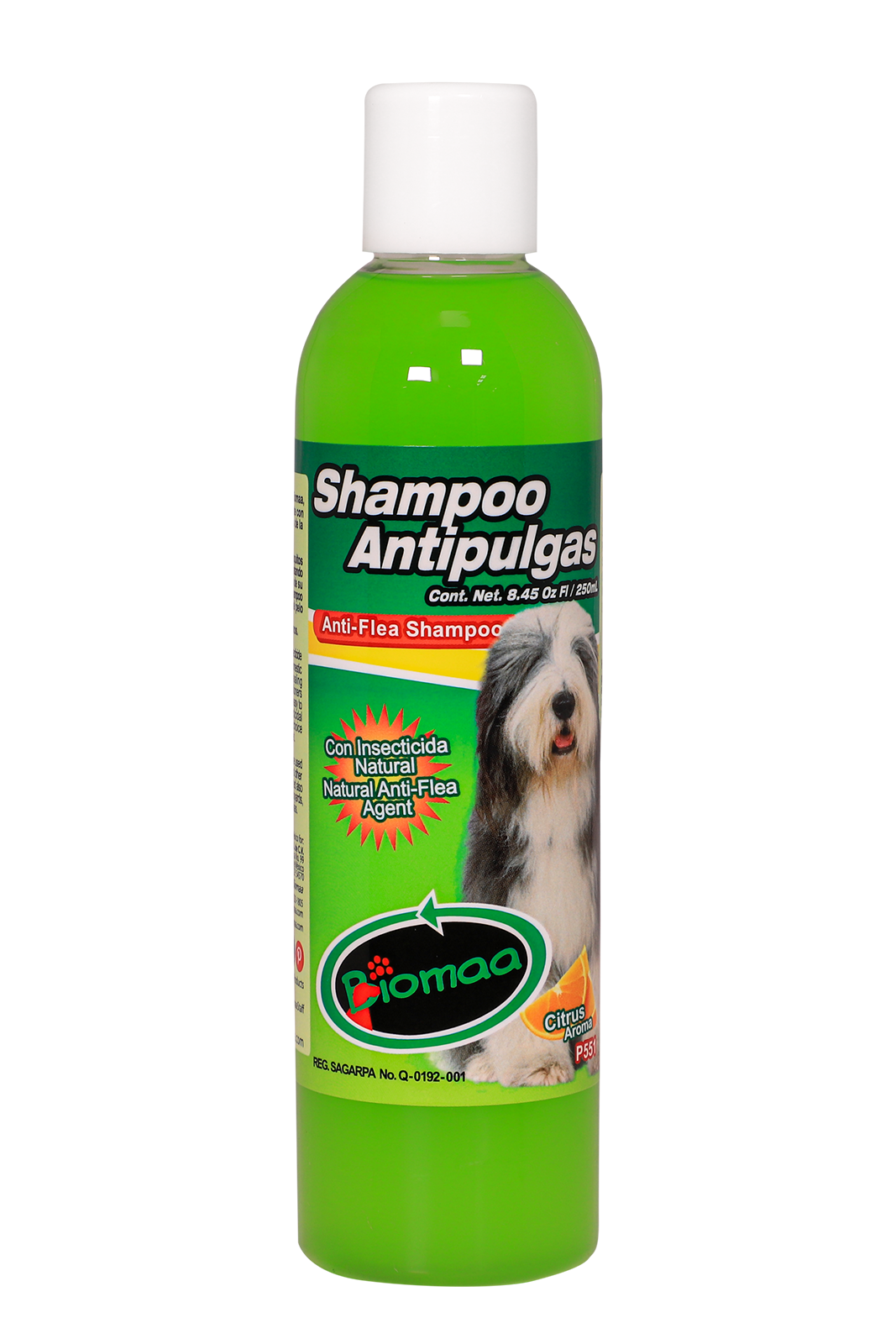 Shampoo Antipulgas 250 mL / 8.45 fl oz