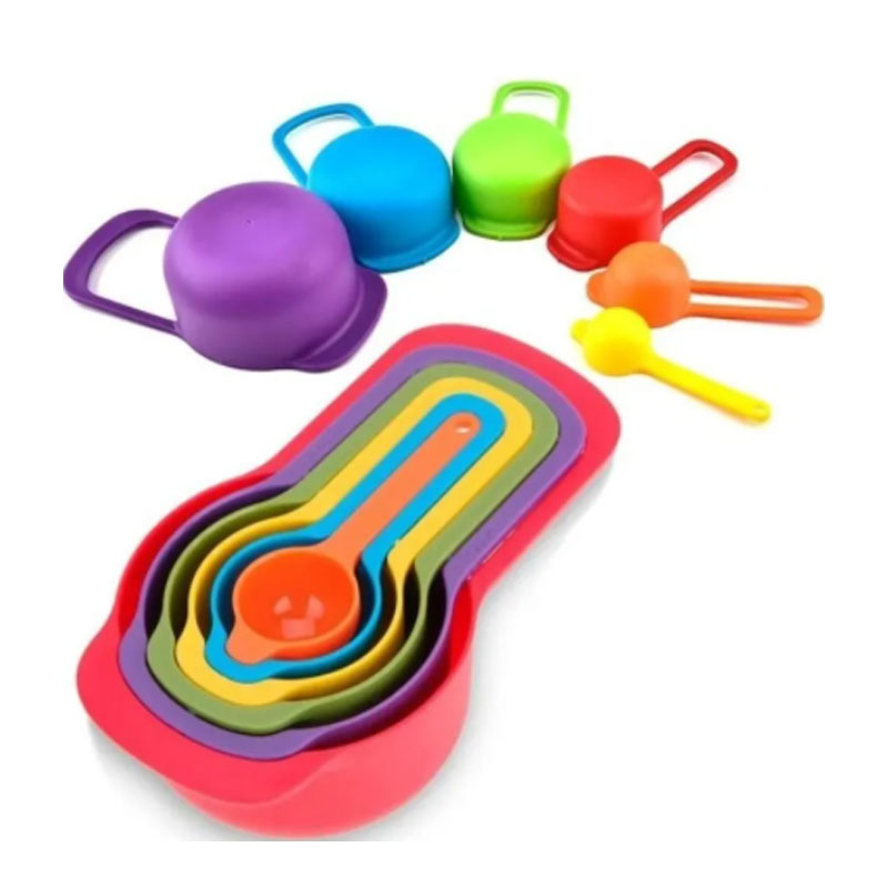 Taza Medidora Cucharas Medidoras Repostería Juego de 6pz Gramos Cocina 