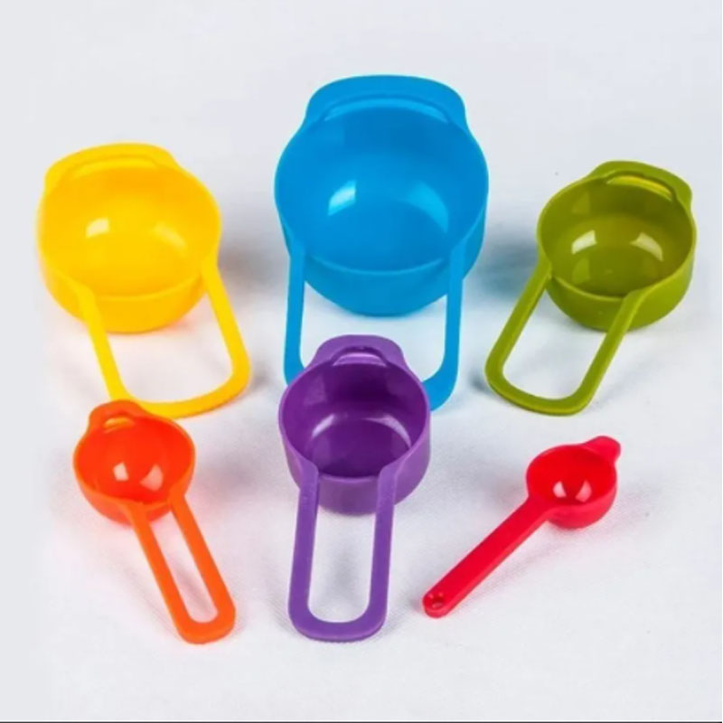 Taza Medidora Cucharas Medidoras Repostería Juego de 6pz Gramos Cocina 