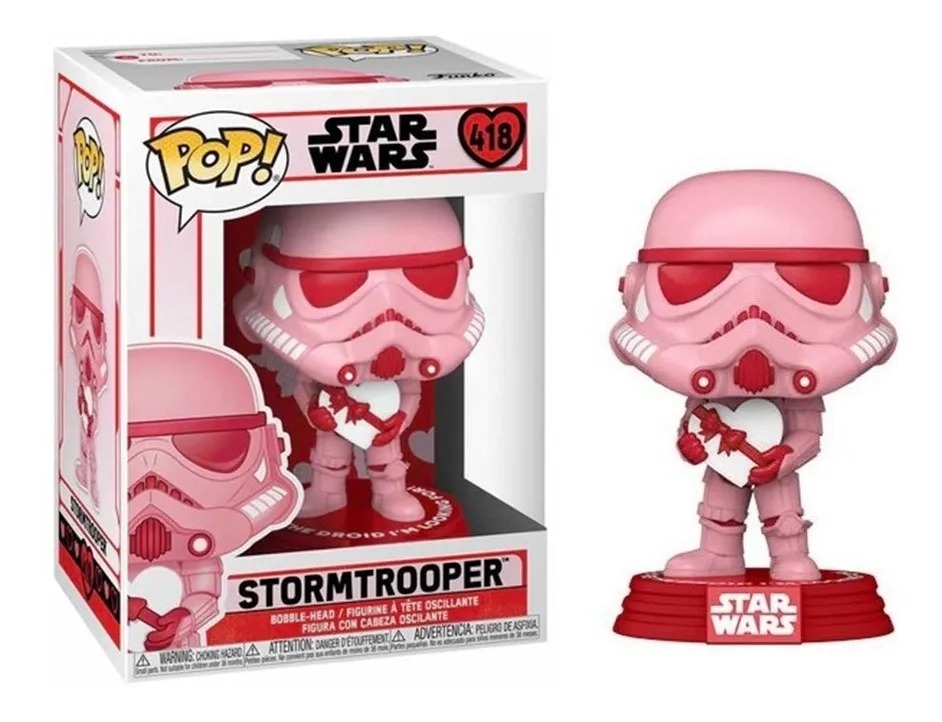 Funko Pop! Stormtrooper Heart #418 Star Wars San Valentín