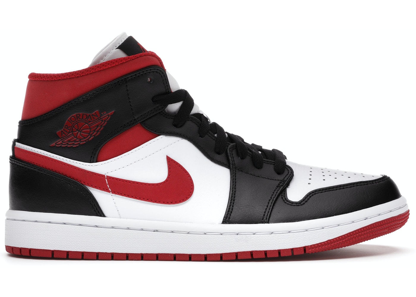 Jordan 1 Mid Gym Red White Black