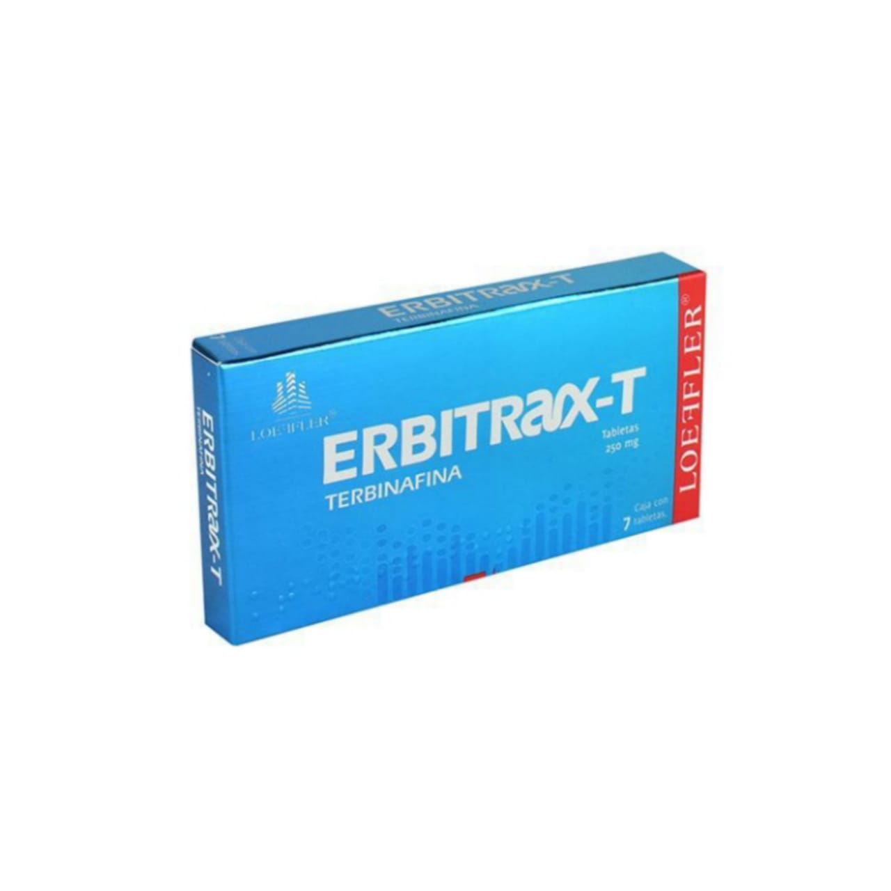 Erbitrax-T Terbinafina 250mg con 7 Tabletas 