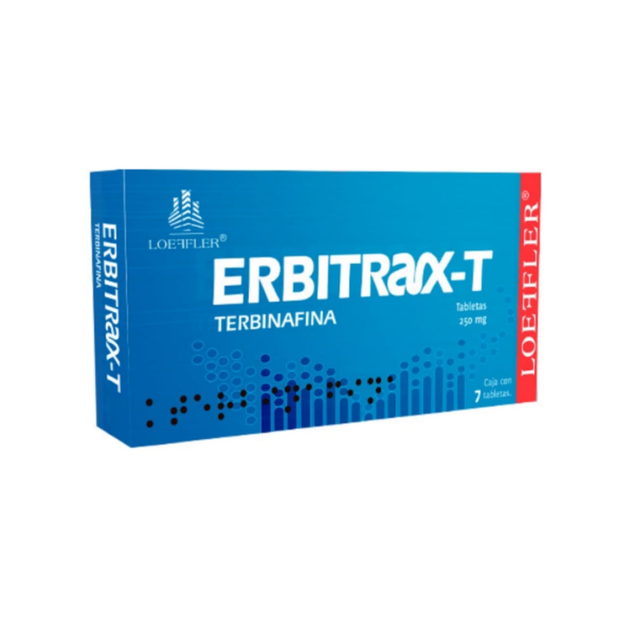 Erbitrax-T Terbinafina 250mg con 7 Tabletas 