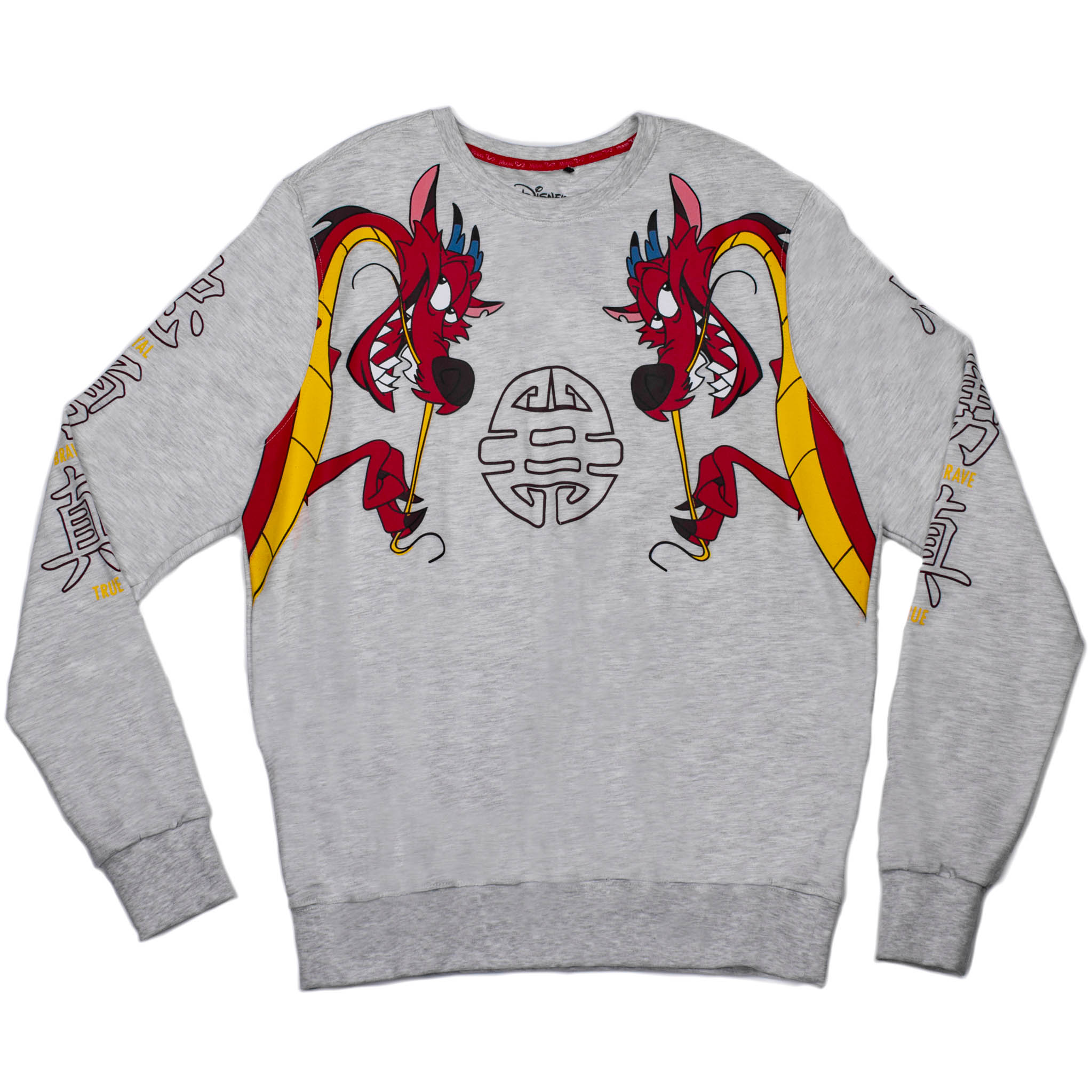 Disney SUDADERA CUELLO REDONDO MUSHU MULAN LETRAS CHINAS AL-DCS532-BA