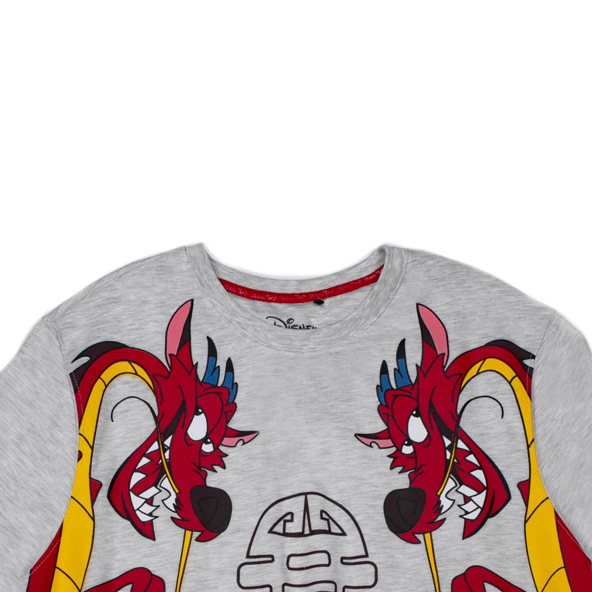 Disney SUDADERA CUELLO REDONDO MUSHU MULAN LETRAS CHINAS AL-DCS532-BA