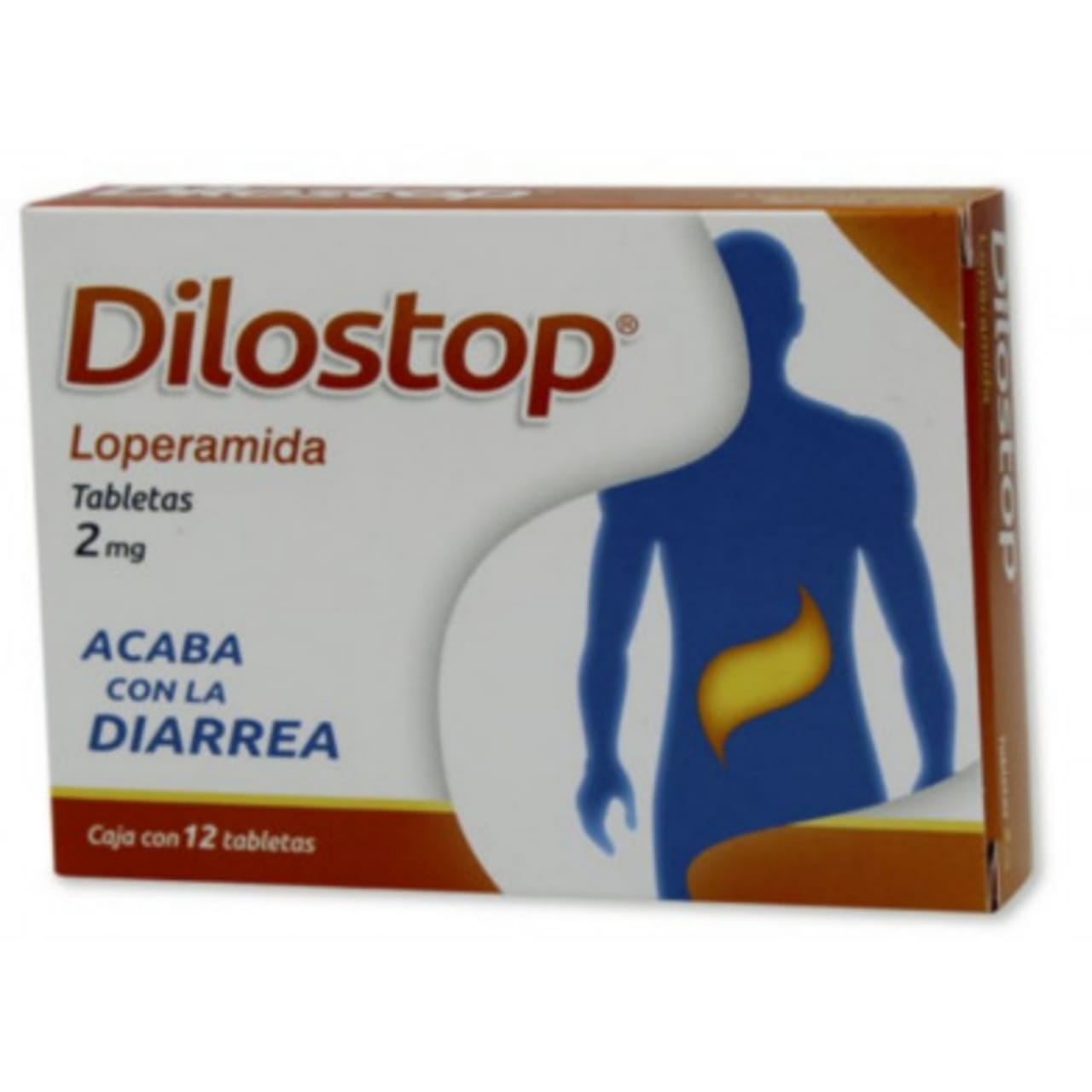 Dilostop, Loperamida 2mg con 12 tabletas (3 cajas)