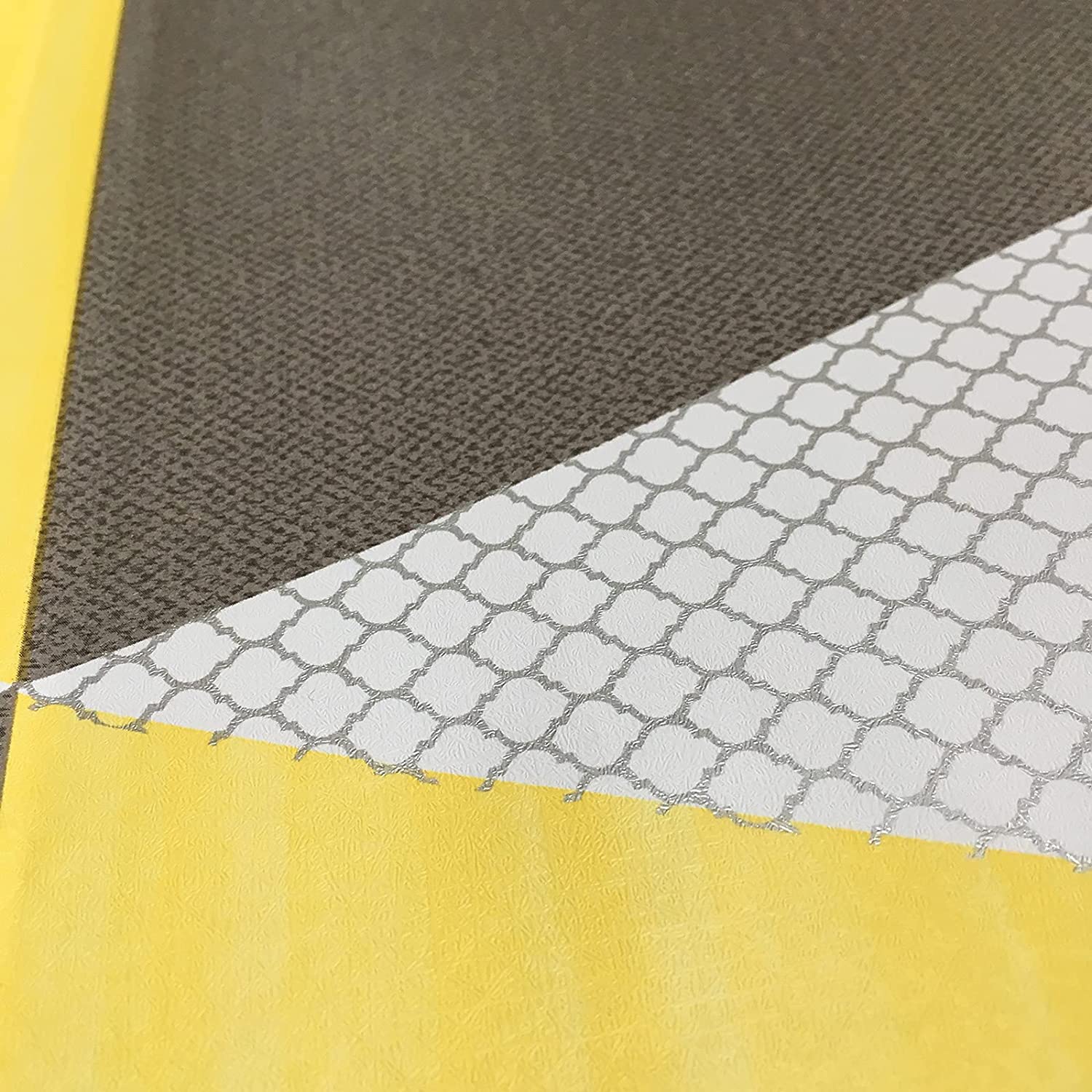 PAPEL TAPIZ AUTOADHERIBLE ROMBOS AMARILLOS 10m X 45cm TP27