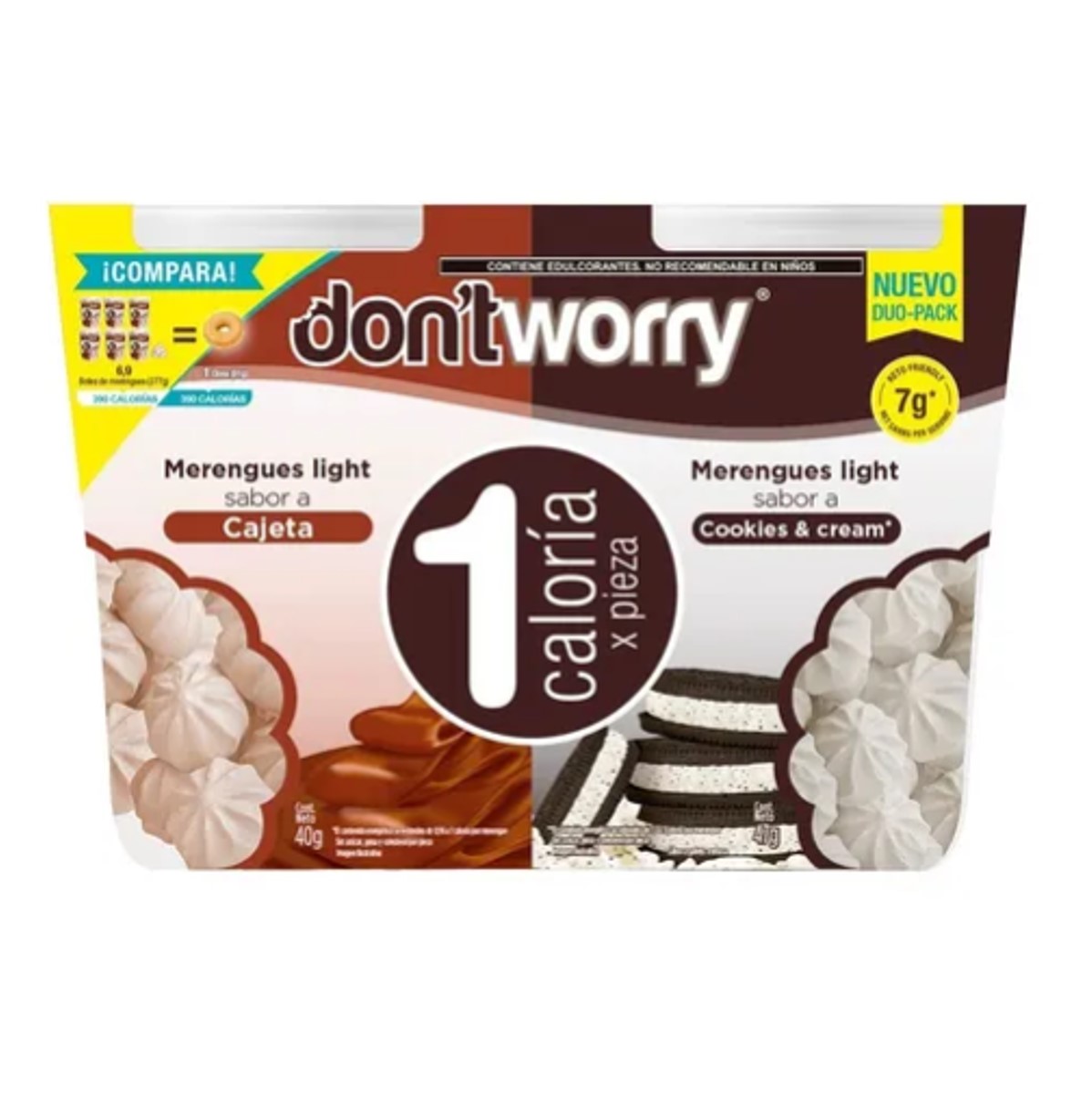 Merengues Cajeta Y Cookies And Cream Dont Worry