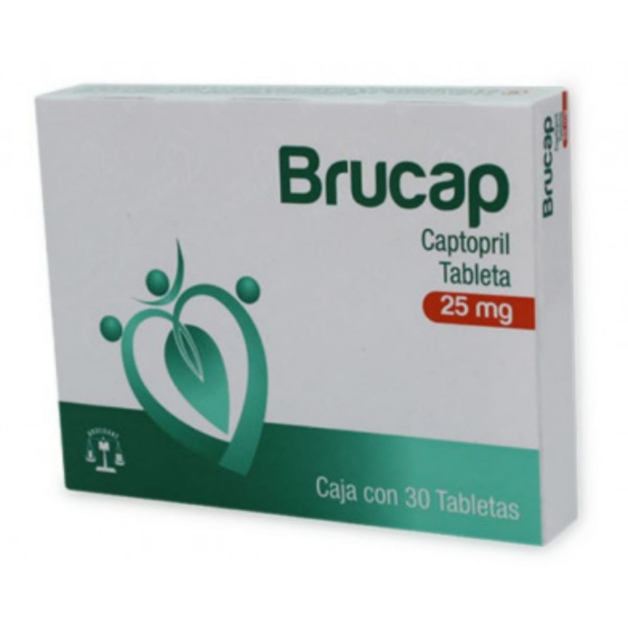 Brucap, Captopril 25mg con 30 tabletas (2 cajas)