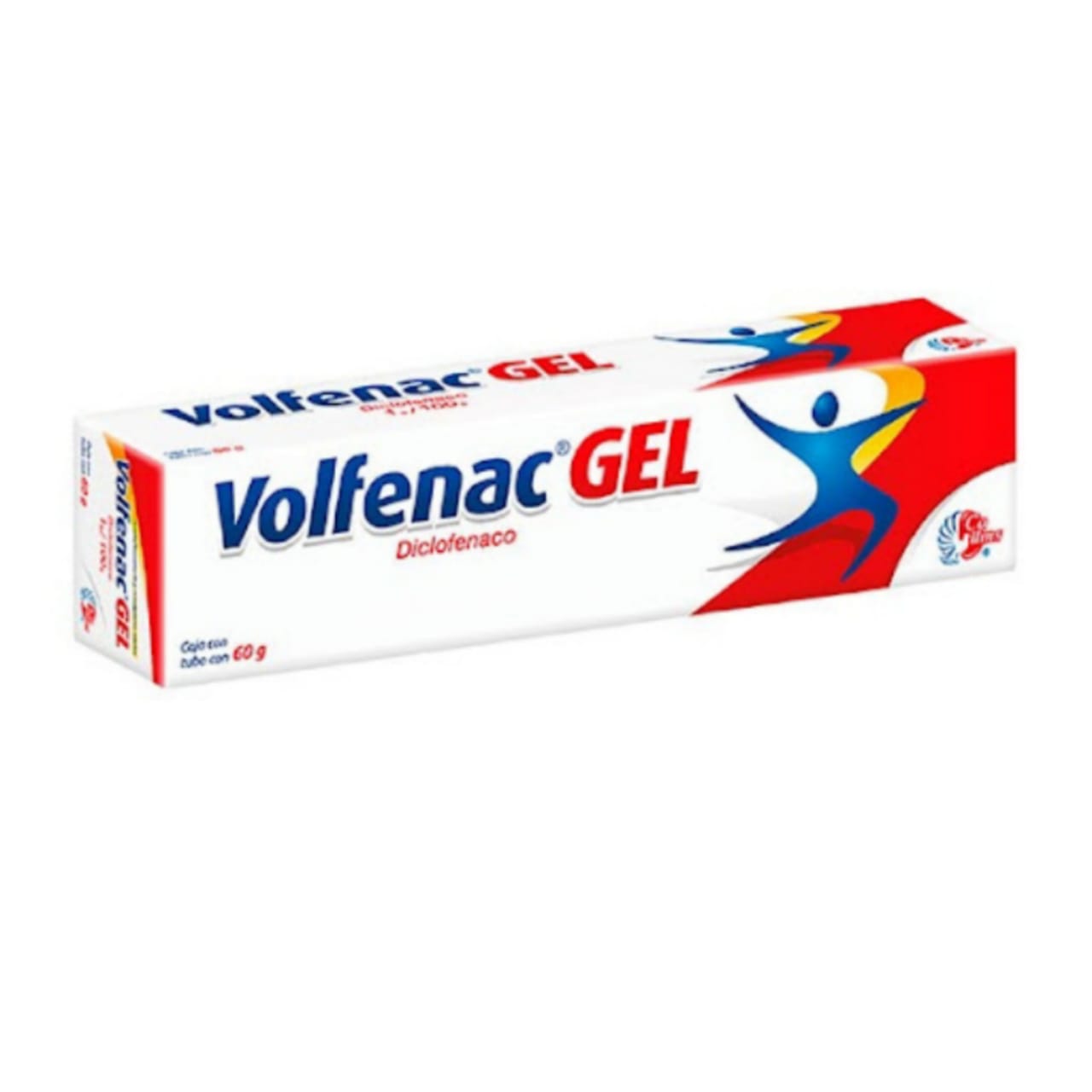 Volfenac Gel, Diclofenaco 1.235% tubo con 60g