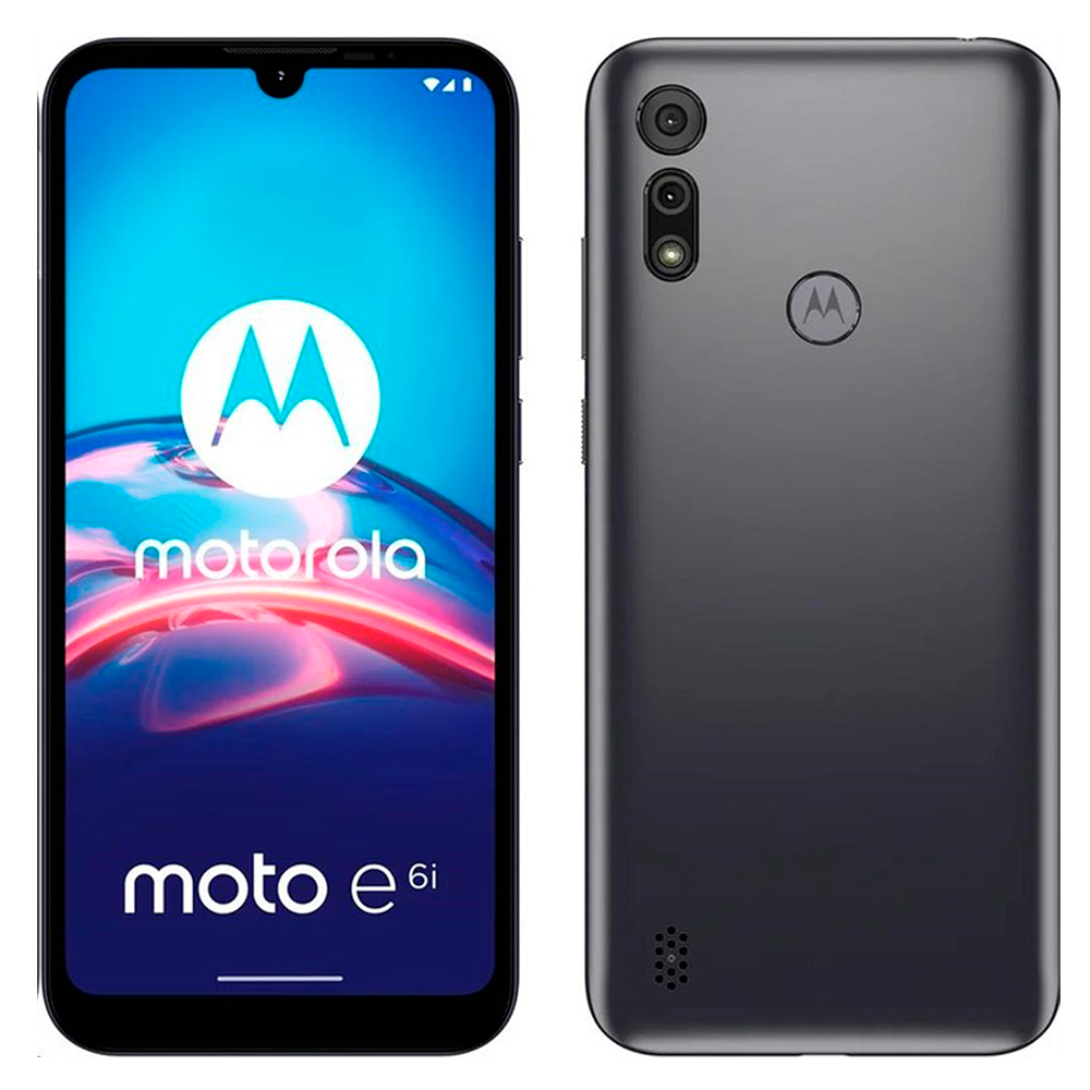 Combo 2 celulares Motorola Moto E6i 32GB 2GB RAM- Gris - Duo Moto E6i