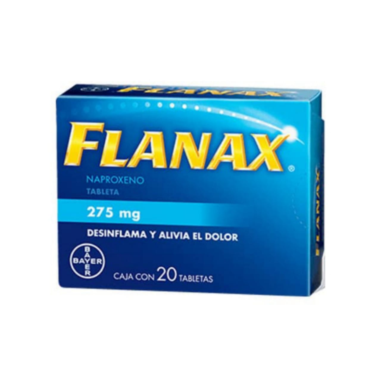 Flanax, Naproxeno 275mg con 20 tabletas
