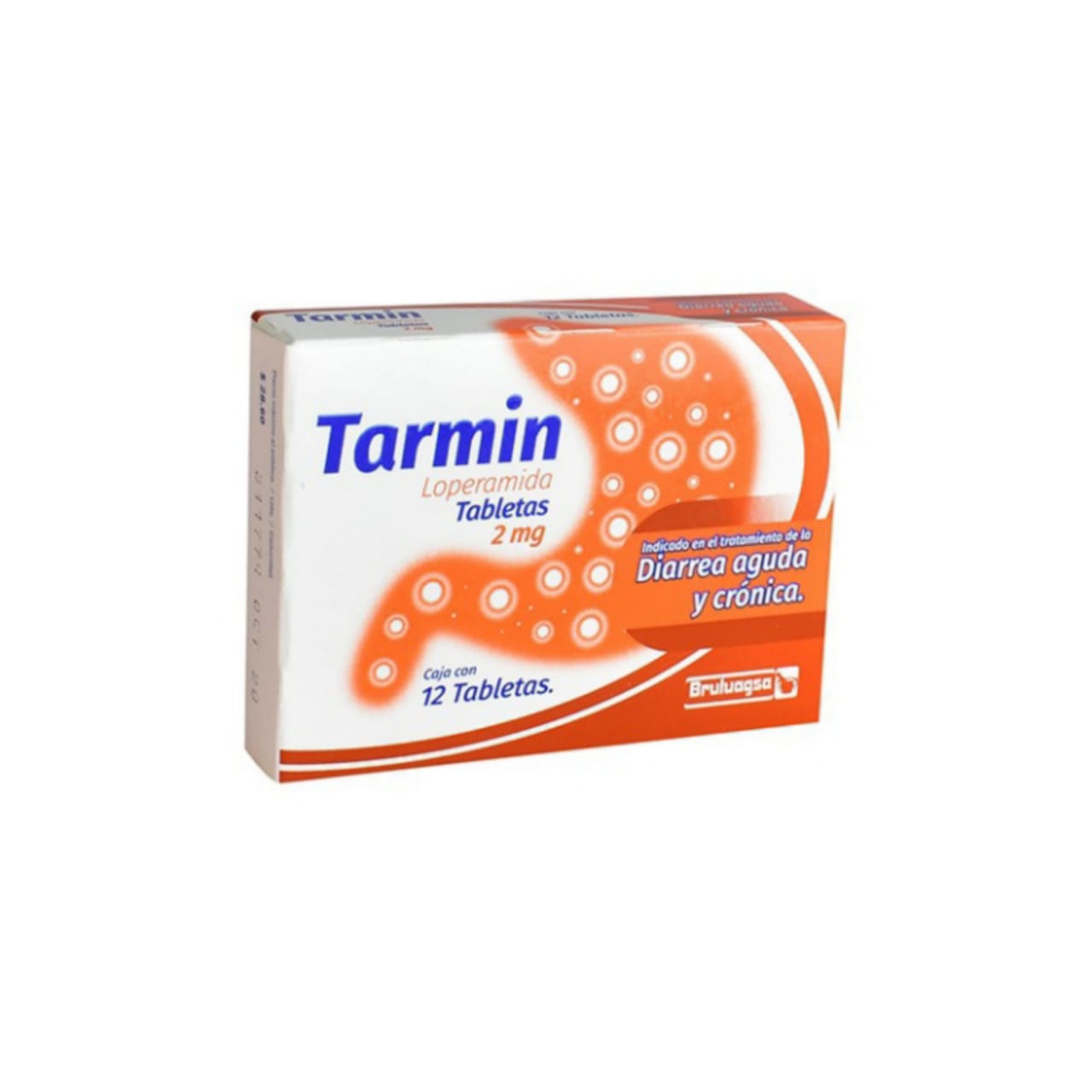 Tarmin, Loperamida 2mg caja con 12 tabletas (3 cajas) 