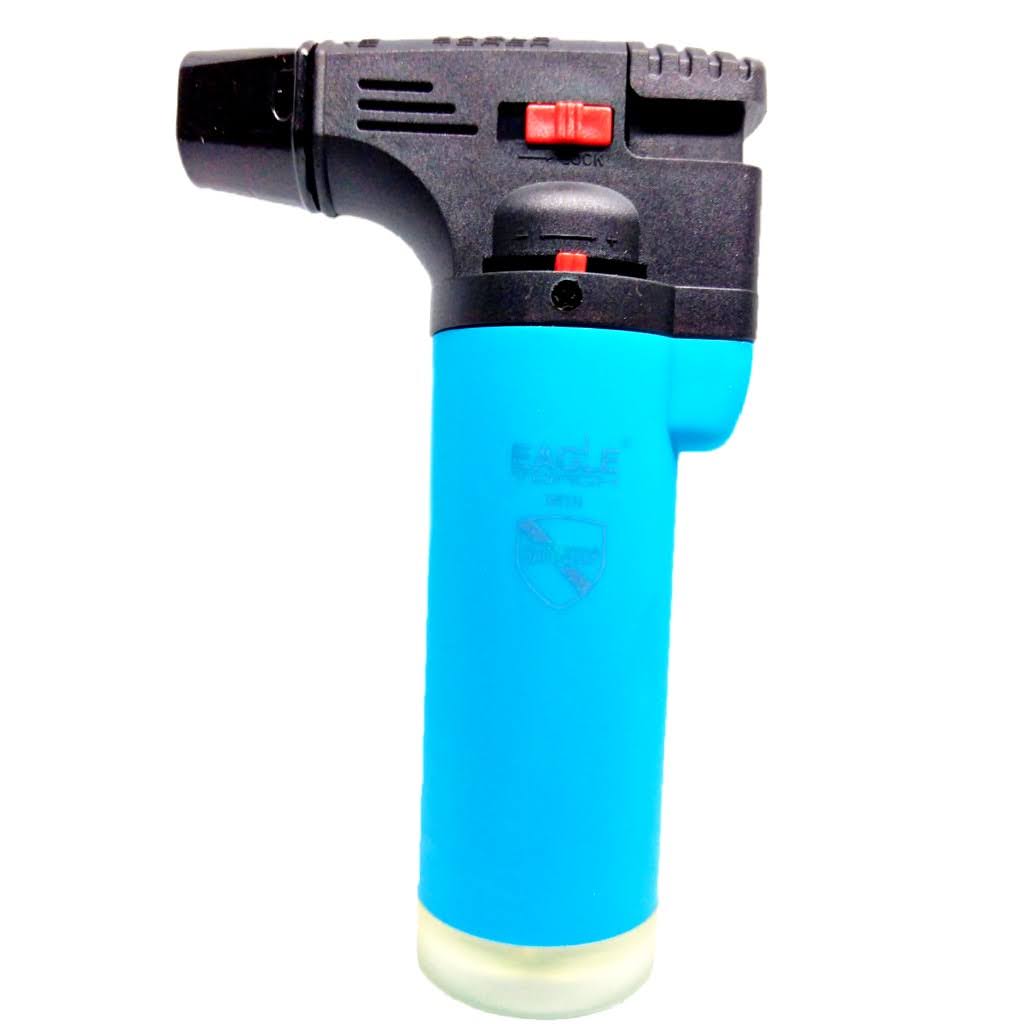 Encendedor de Soplete Flama Ajustable Recargable Gas Butano Eagle Torch con Seguro