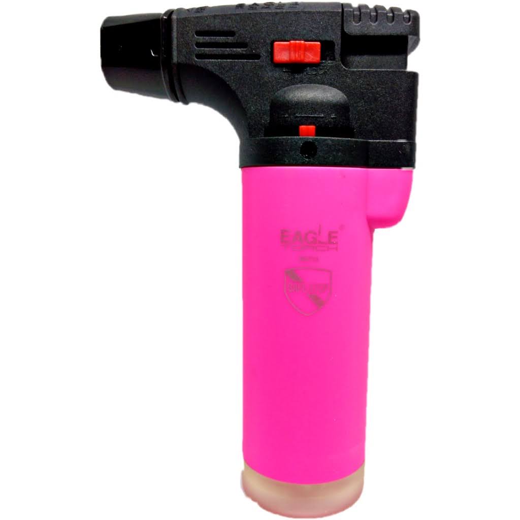 Encendedor de Soplete Flama Ajustable Recargable Gas Butano Eagle Torch con Seguro