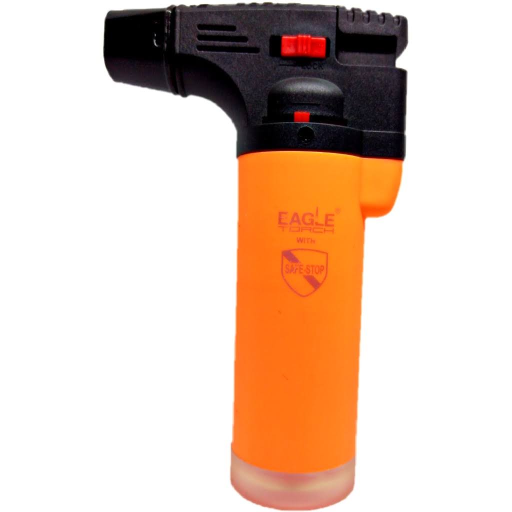 Encendedor de Soplete Flama Ajustable Recargable Gas Butano Eagle Torch con Seguro
