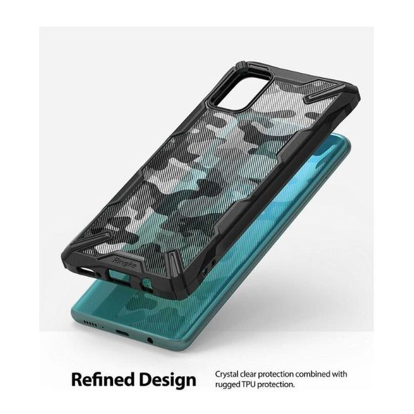 Funda Galaxy A71 Ringke Fusion X Grado Militar Camo