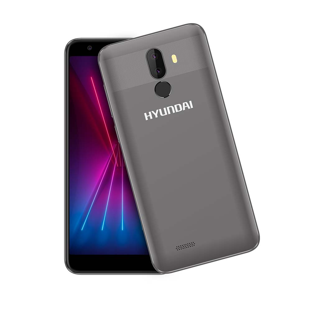 Hyundai Eternity H68 5.45 HD 5MP 8MP 2 GB RAM 16GB 3G Fingerprint Gris Reacondicionado Grado A + Micro SD 32GB de regalo