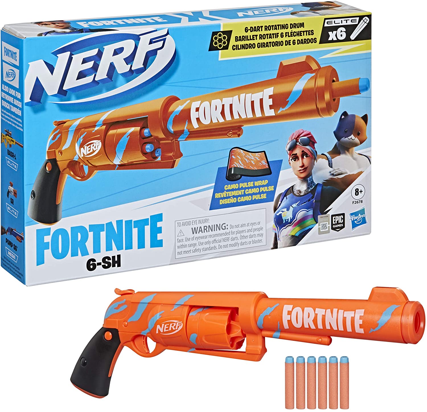 Nerf 6-SH de Fortnite