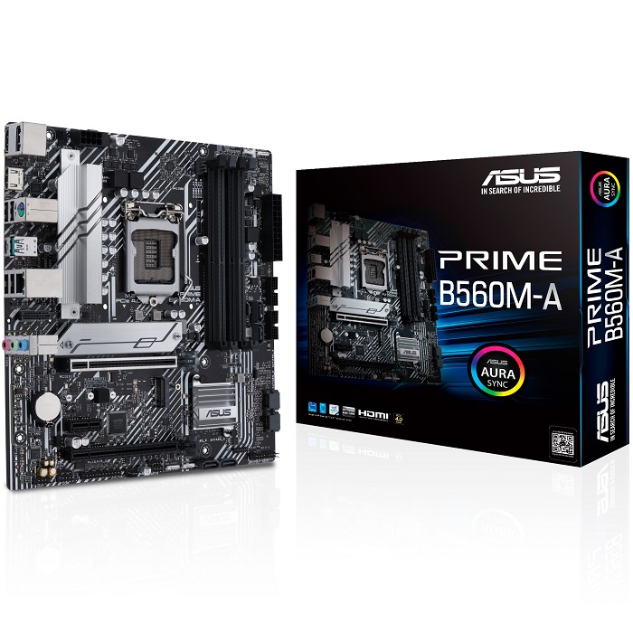 Tarjeta Madre ASUS PRIME B560M-A 4xDDR4 2xPCI-E USB3 Socket 1200