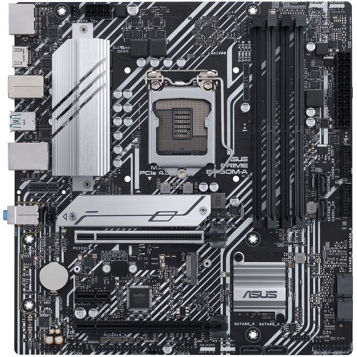 Tarjeta Madre ASUS PRIME B560M-A 4xDDR4 2xPCI-E USB3 Socket 1200