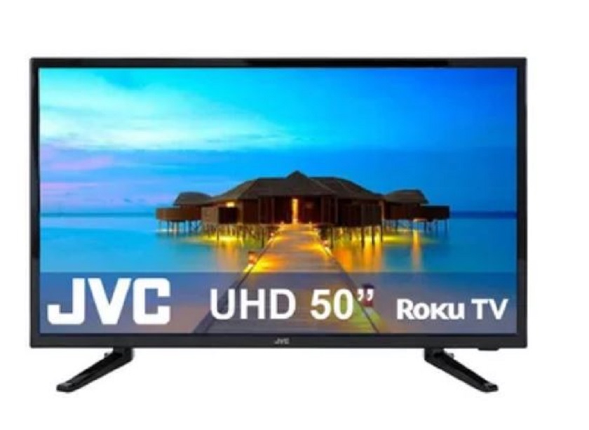 PANTALLA DE 50" SMART 4K UHD ROKU FRAMELESS MARCA JVC