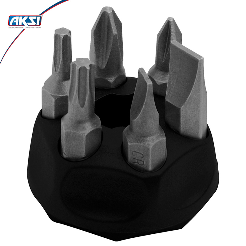 Desarmador Maxtool Con 6 Puntas Y 7 Dados