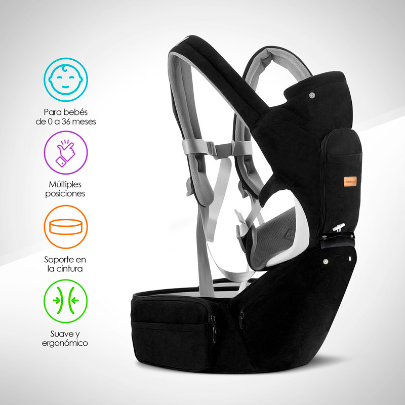 Canguro para Bebe con Soporte para Cintura (0-3 Años)