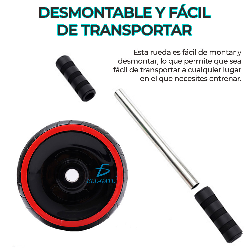Rueda Para Abdominales Con Agarre Easy Grip.