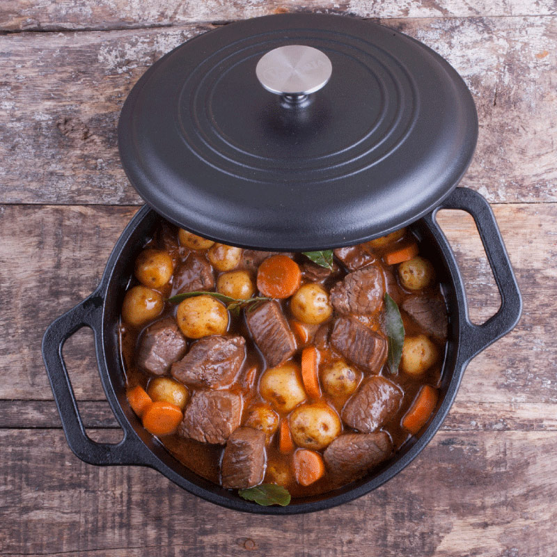 Horno Holandés de Hierro Fundido 3.8 Litros esmaltado ( Olla ) Victoria