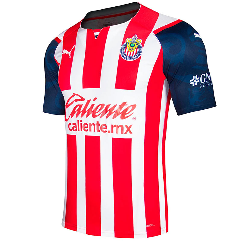 JERSEY CLUB DEPORTIVO GUADALAJARA CHIVAS PUMA 2021-2022 CABALLERO LOCAL