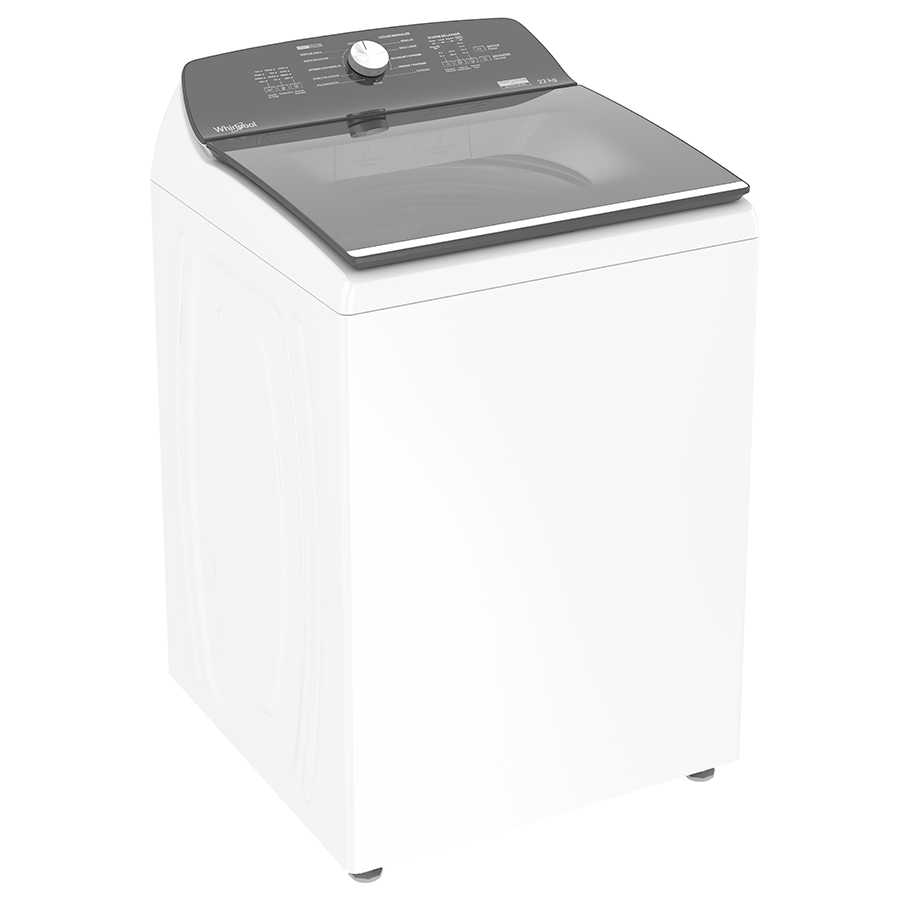 Lavadora Whirlpool Carga Superior 22 kg Xpert System Agitador Blanco 8MWTW2231WJB