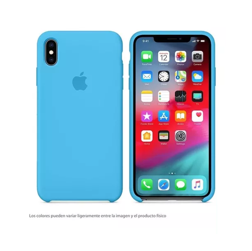 Case iPhone Azul Cielo Xs Max Logo Funda Protector