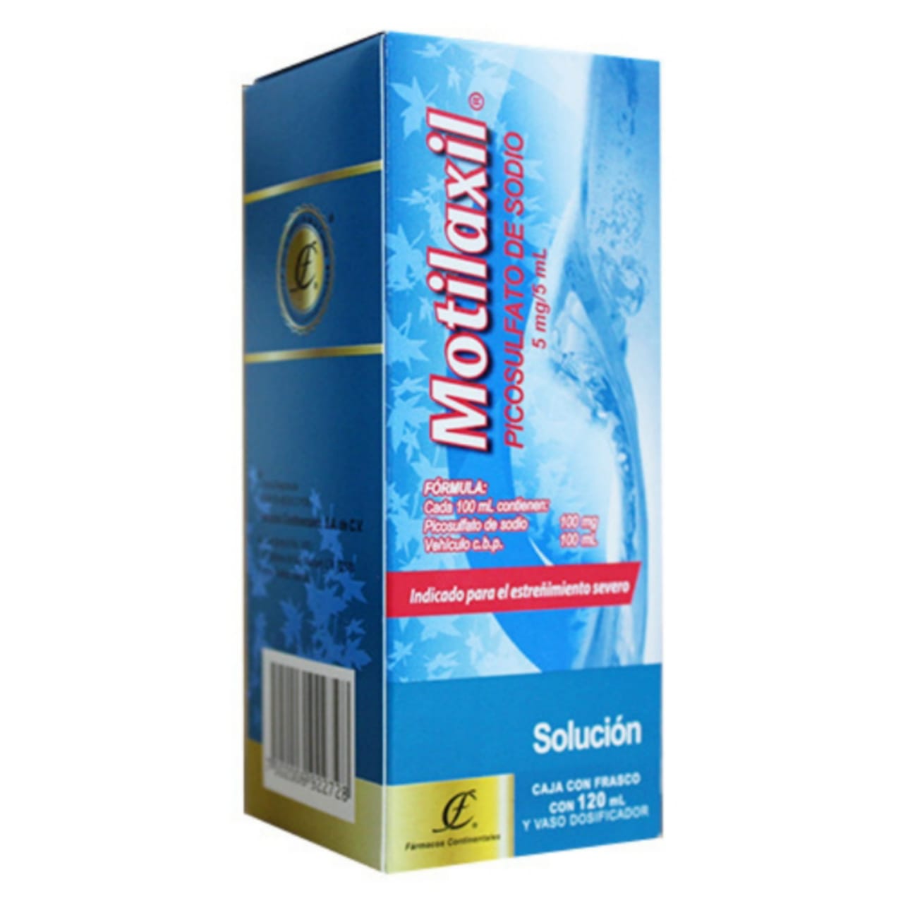 Motilaxil, Picosulfato de sodio, Solución 5mg/5ml Frasco Con 120 mL