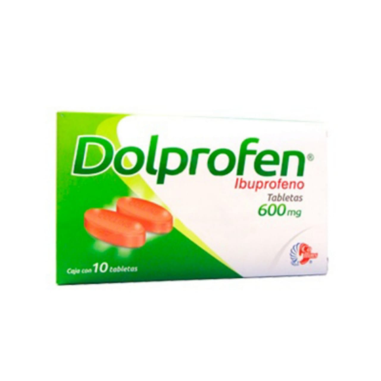 Dolprofen, Ibuprofeno de 600mg, Caja Con 10 Tabletas