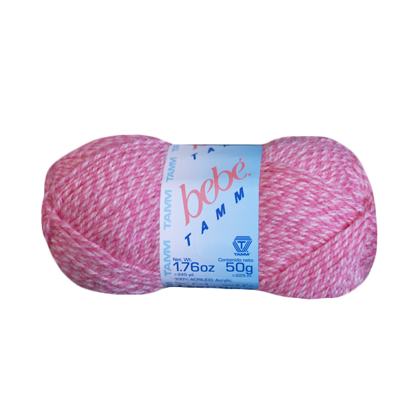 Estambre Bebe Tamm Madeja de 50 gramos  Clavel Rosa