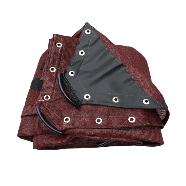 Malla Sombra 8X8 Metros 90% Sombra Confección Reforzada "Lista Para Colocar" Vino