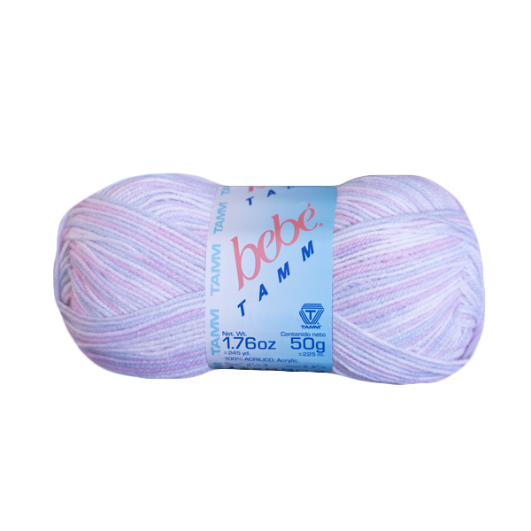 Estambre Bebe Tamm Madeja de 50 gramos Matizado Bebe