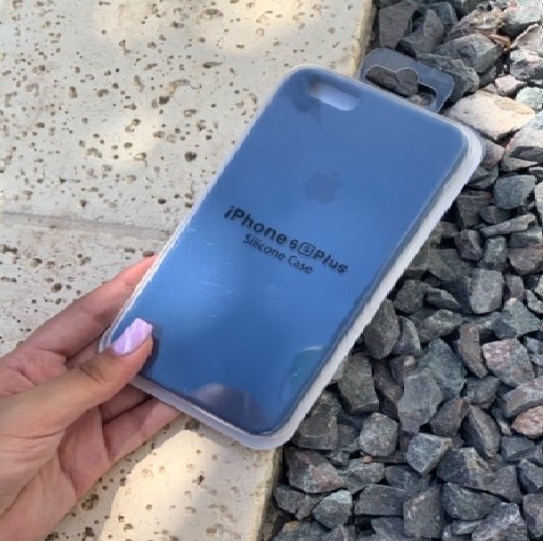 Case iPhone Azul Petroleo 6 Plus / 6S Plus Logo Funda Protector