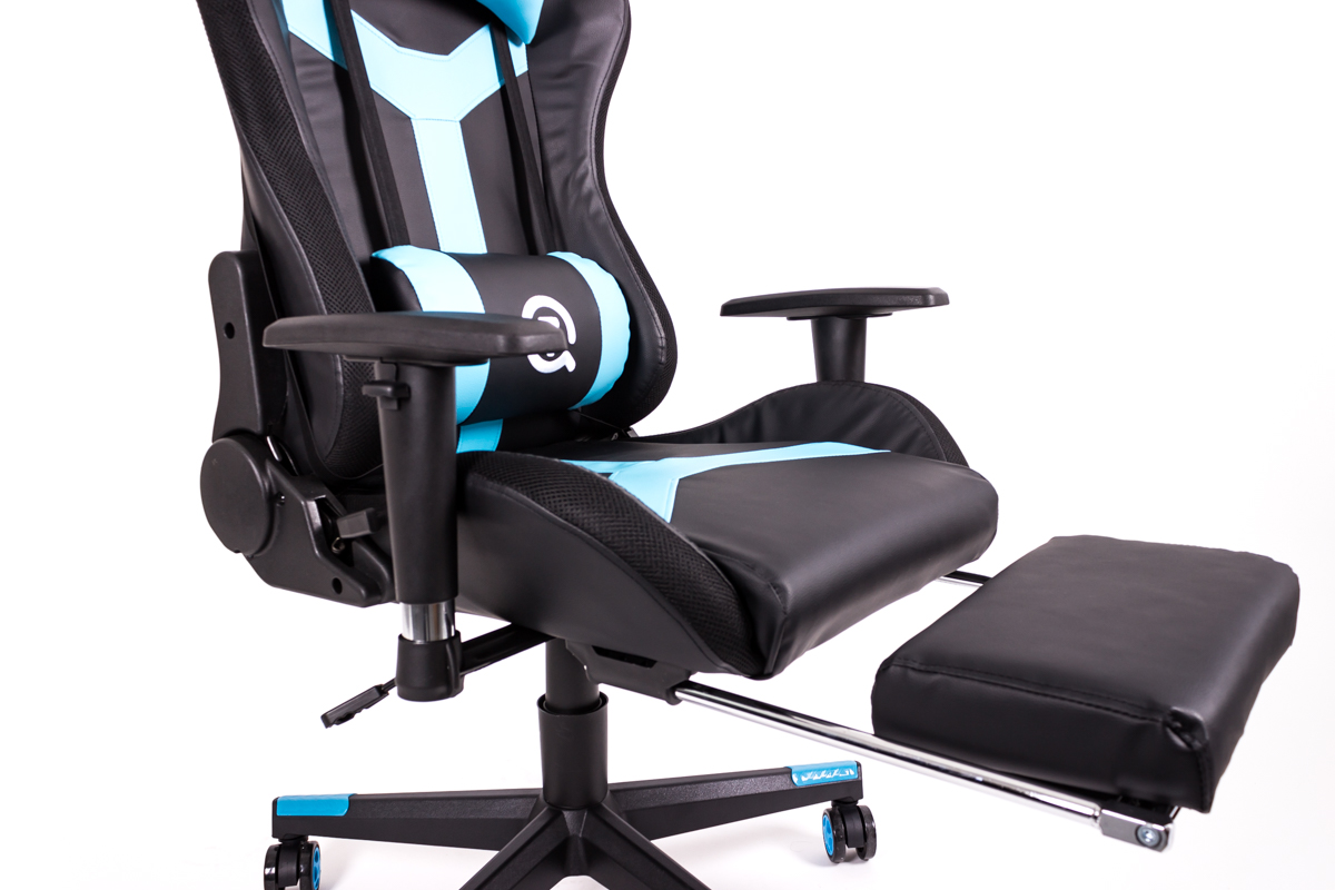 Sillas Gamer Ergónomica Reclinable Reposa Pies Luz Led Rgb