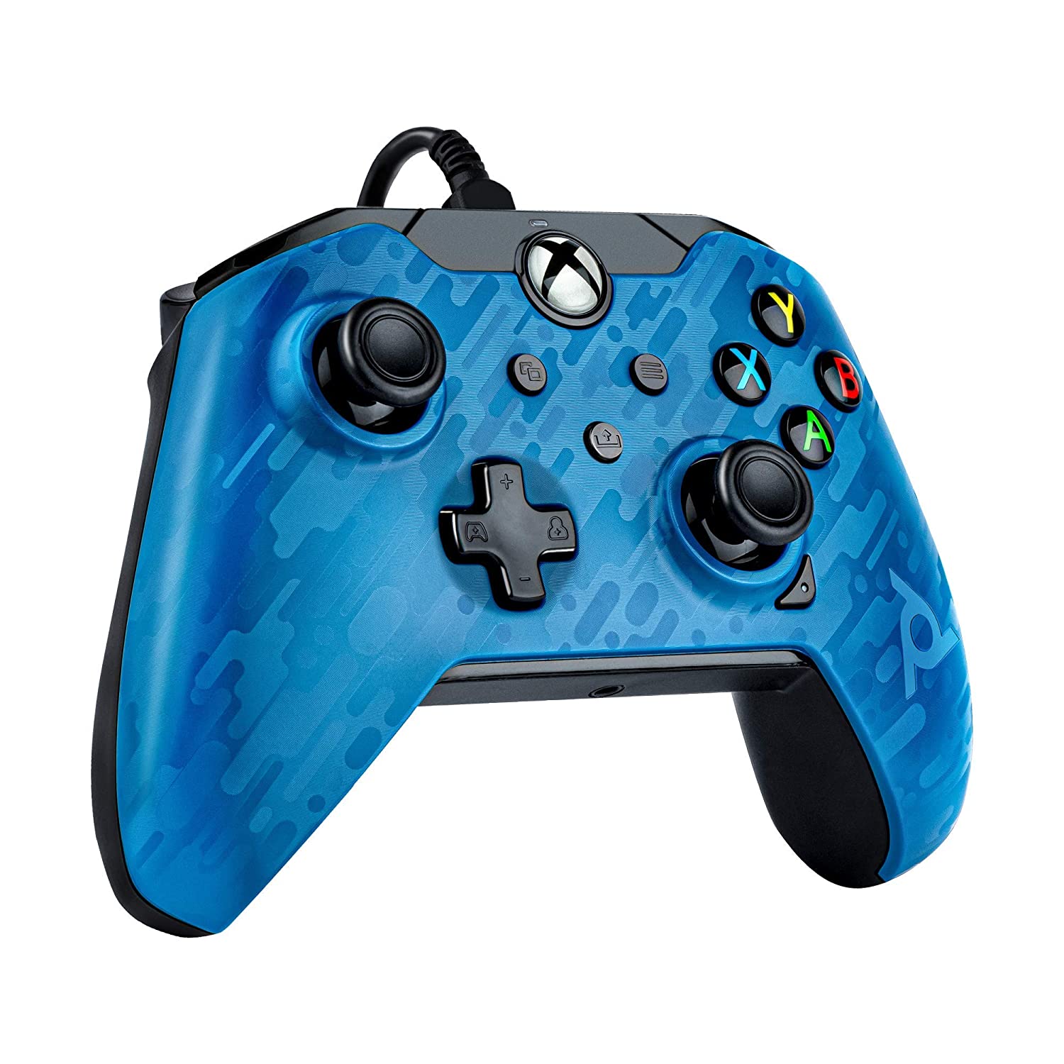 Control Alambrico PDP Xbox Series - Camuflaje Azul
