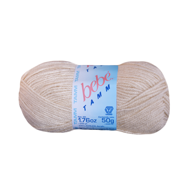 Estambre Bebe Tamm Madeja de 50 gramos Beige Claro