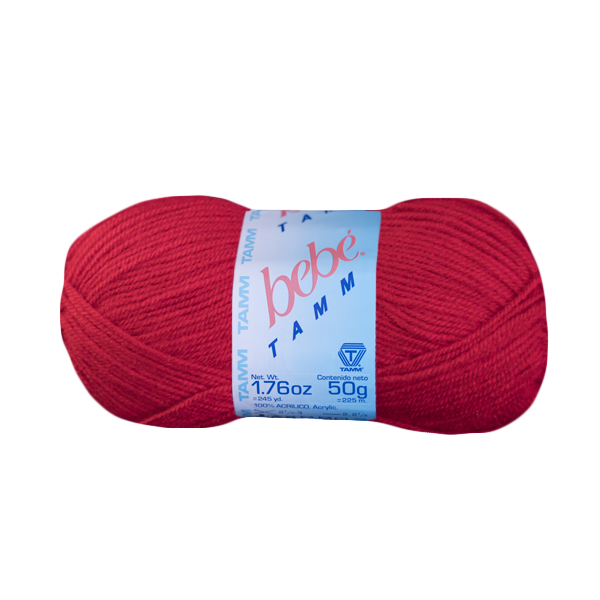Estambre Bebe Tamm Madeja de 50 gramos Rojo