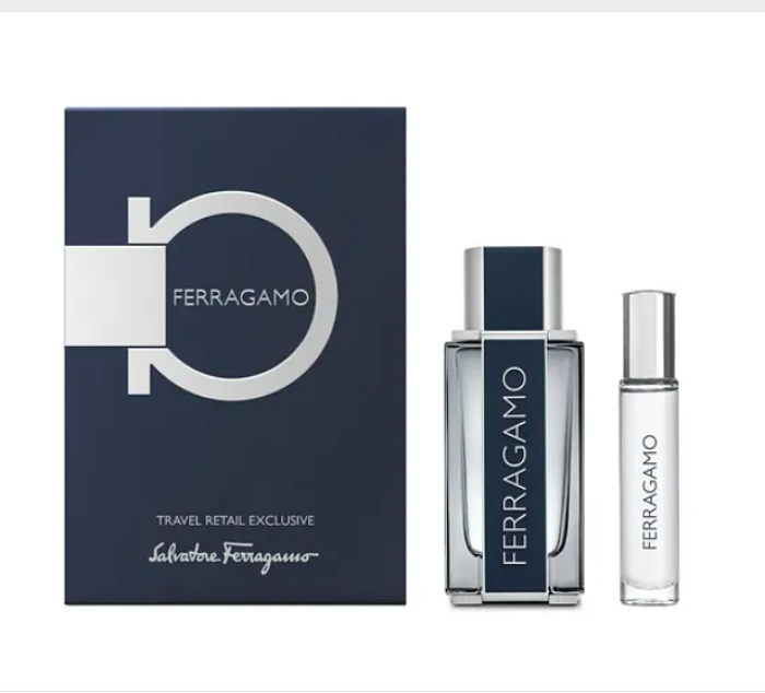 Set De Perfume Para Hombre Marca Salvatore Ferragamo New 2 Pzas