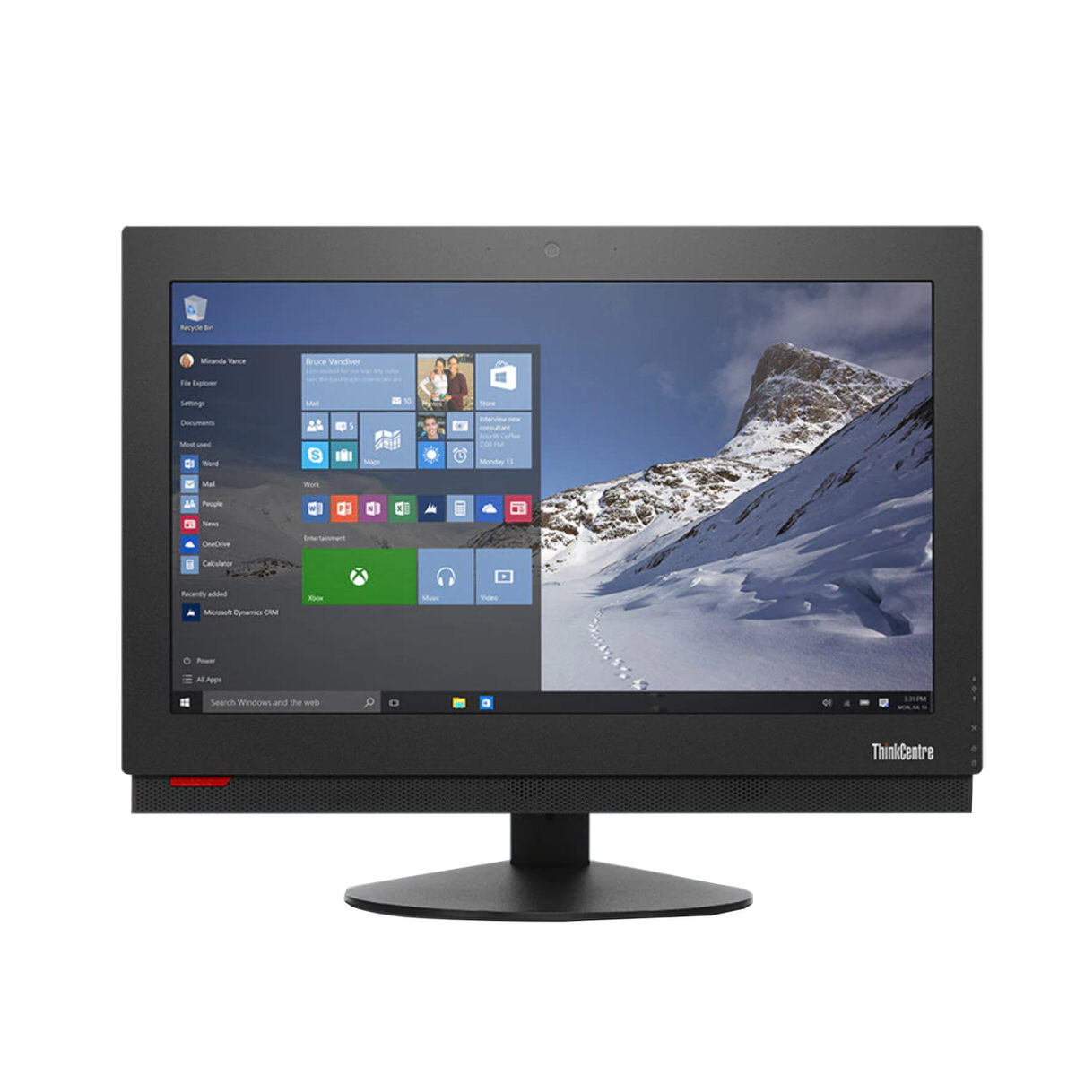 Computadora ThinkCentre M700z All-in-One 20" Core i3 6100T 3.20GHz  500 GB HDD 4 GB Ram + Teclado + Mouse EQUIPO REACONDICIONADO A